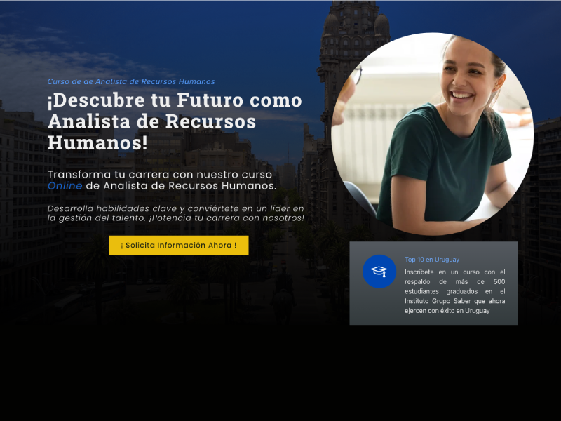 Diseño visual de sitio web educativo en Elementor
