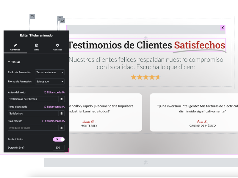 Desarrollo Elementor
